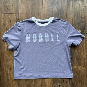 Nobull boxy tee, size small, color lavender